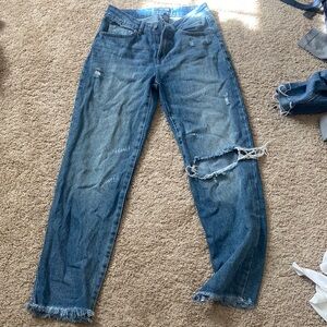 Light wash jeans